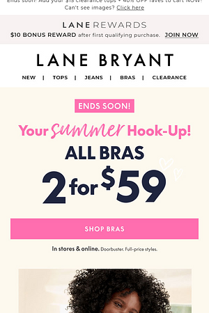 2/$59 bras + 3 FREE PANTIES! So happy together 🎶