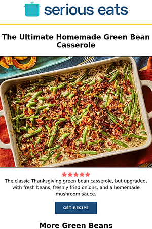 The Ultimate Homemade Green Bean Casserole