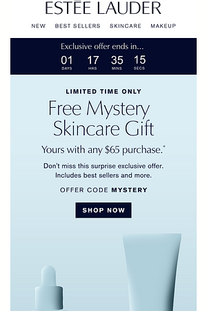 Going Fast 🌟 Free Mystery Gift with your purchase.