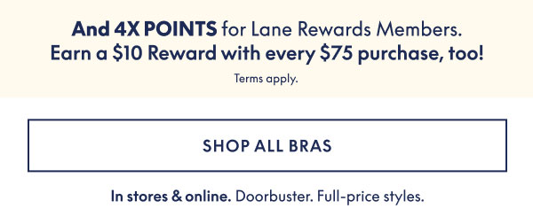 All Bras $29.50