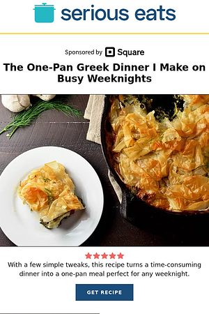 The One-Pan Greek Dinner I Make on Busy Weeknights
