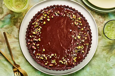 Dubai Chocolate Tart