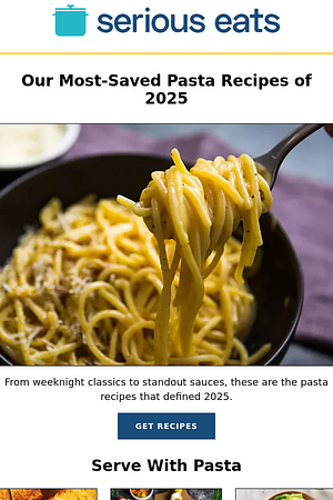 Our Most-Saved Pasta Recipes of 2025