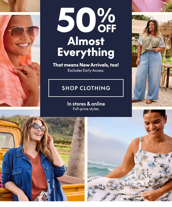 50% Off Almost Everything