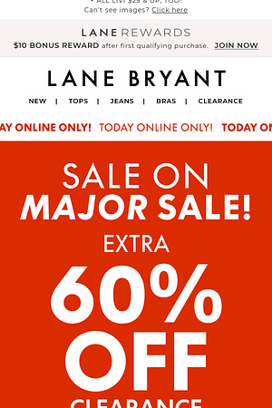 SALE ON SALE! 60% OFF clearance (today only!)