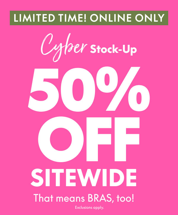 50% Off Sitewide