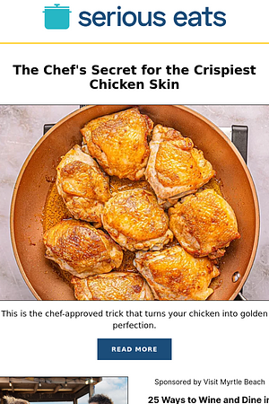 The Chef Secret for the Crispiest Chicken Skin
