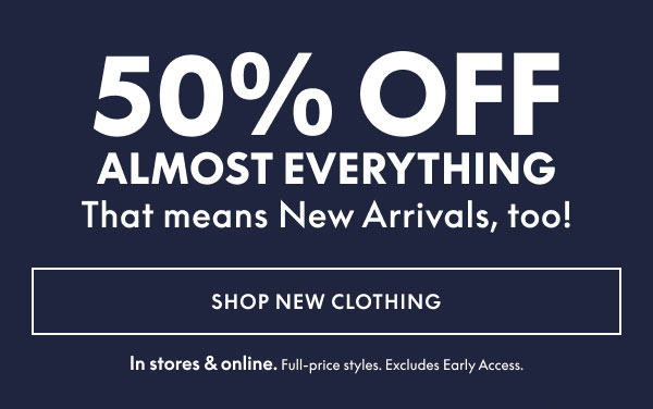 50% Off Almost Everything