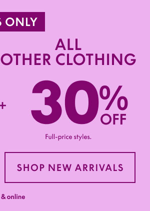 Clothing 30% Off