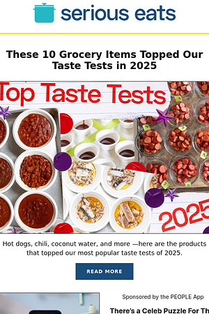 These 10 Grocery Items Topped Our Taste Tests in 2025
