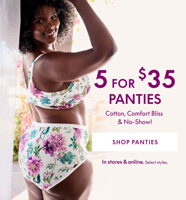 Shop Panties 5 for $35