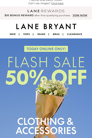 🤯 FLASH SALE! 50% OFF...like right now 🤯