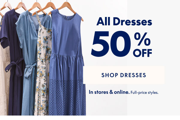 50% Off Dresses