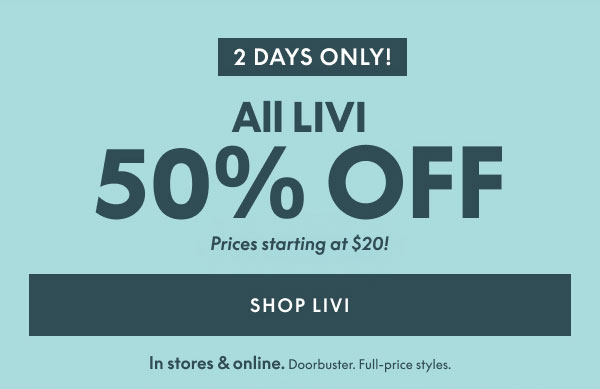 LIVI 50% Off