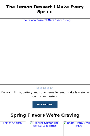 The Lemon Dessert I Make Every Spring