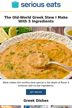 The Old-World Greek Stew I Make With 5 Ingredients