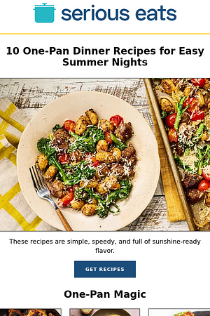 10 One-Pan Dinner Recipes for Easy Summer Nights