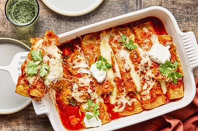 Sweet Potato Enchiladas