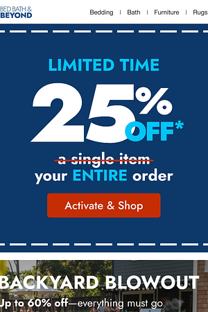 Enjoy 25% off your ENTIRE order 🎉