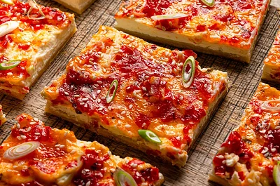 Cream Cheese and Pepper Jelly Tart