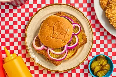 Indiana Breaded Pork Tenderloin Sandwich