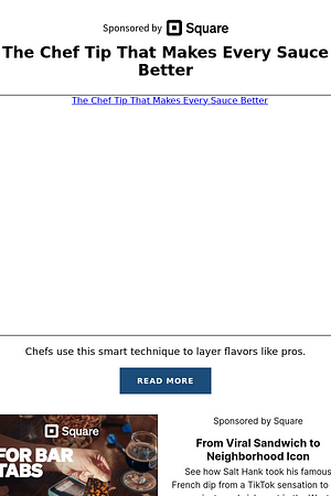 The Chef Tip That Makes Every Sauce Better