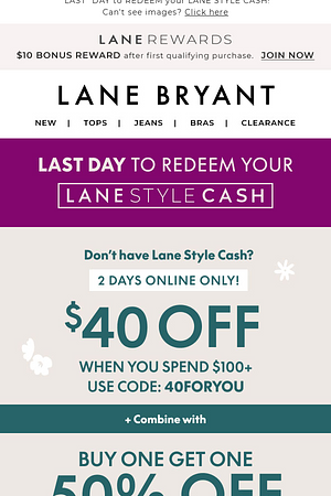 SUNDAY SURPRISE 🙌 $40 OFF $100