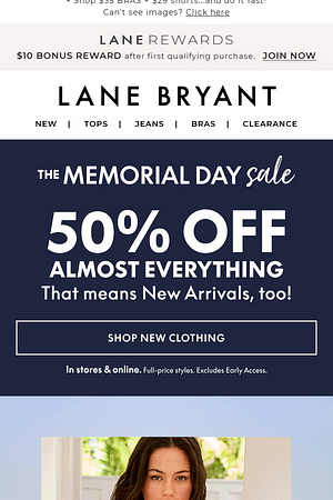 Say BYE! to $12 TEES + 50% OFF ends soon, too