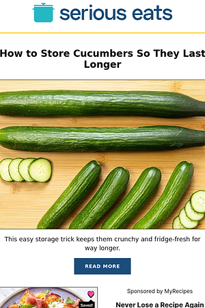 How to Store Cucumbers So They Last Longer