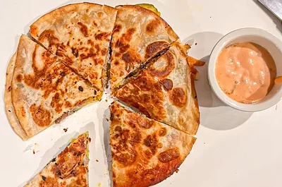 Smash Burger Quesadillas