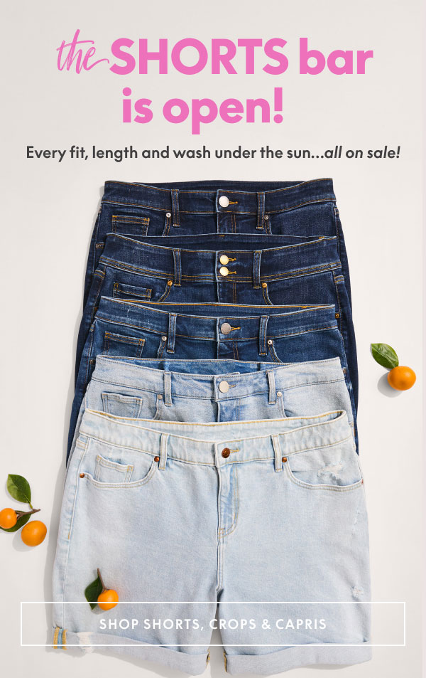 The Shorts bar is open