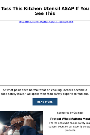 Toss This Kitchen Utensil ASAP If You See This