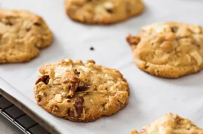 Malted Chocolate Chip-Pecan Cookies