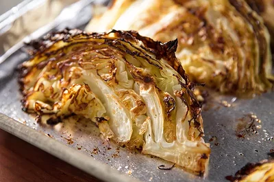 Easy Roasted Cabbage