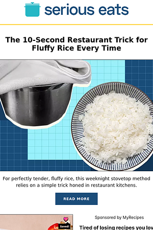 The 10-Second Restaurant Trick for Fluffy Rice Every Time