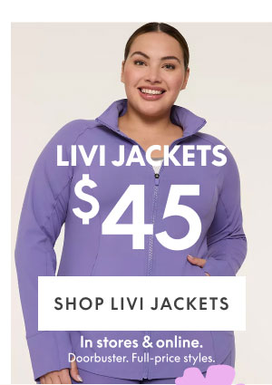 LIVI Jackets $45