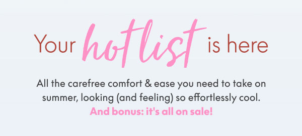 Your Hotlist is Here