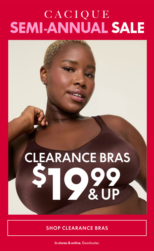 Clearance Bras $19.99 & Up