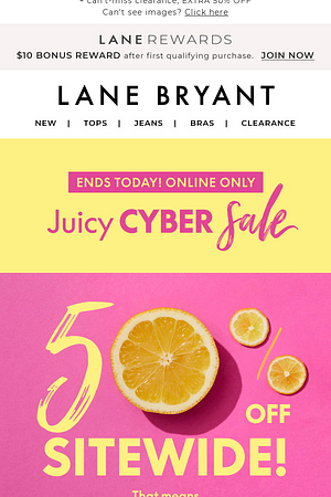 Your 50% OFF ENDS TONIGHT! 😱
