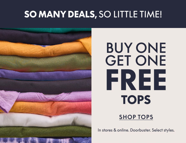 BOGO Free Tops