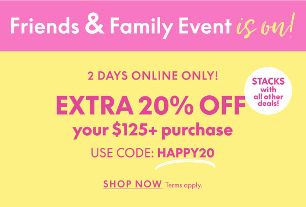 20% Off $125+ Purchase