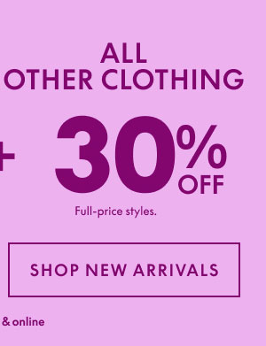 Clothing 30% Off