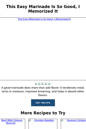 This Easy Marinade Is So Good, I Memorized It