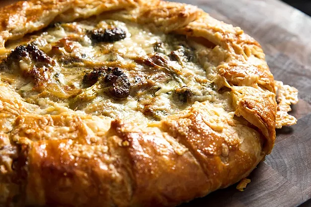 Broccoli and Cheese Galette