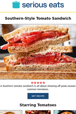 Southern-Style Tomato Sandwich