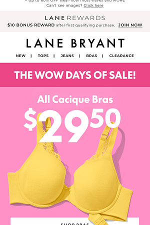 WOWZA! ALL CACIQUE BRAS ONLY $29.50