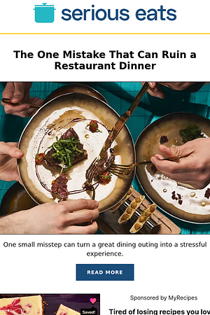 The One Mistake That Can Ruin a Restaurant Dinner