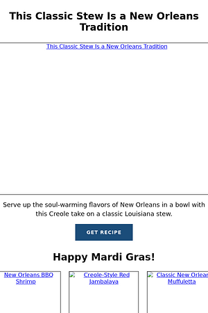 This Classic Stew Is a New Orleans Tradition