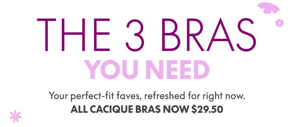 The 3 Bras You Need