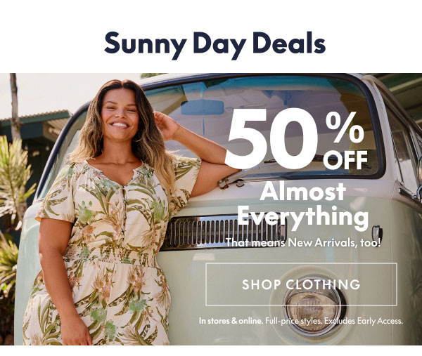 50% Off Almost Everything